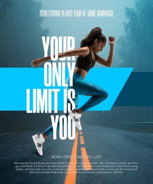 running shoes, athletic sneakers, sports shoes, training footwear, gym sneakers, brand awareness, modern typography, lifestyle, energetic, bold, blue, neutral